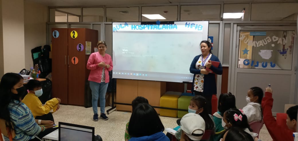  #AulaHospitalaria del Hospital del Niño Dr. Francisco De Icaza Bustamante